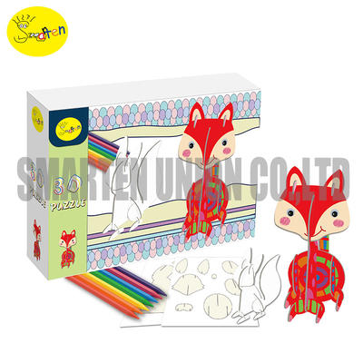 DIY Craft Projects 3D Puzzle Animal Smu-h1920
