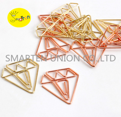 Diamond-shaped Paper Clips